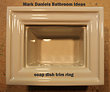 recessed soap dish trim ring